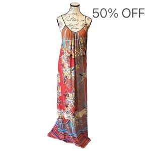 Anthropologie Aija Ream Daily Floral Maxi Dress Size Medium.